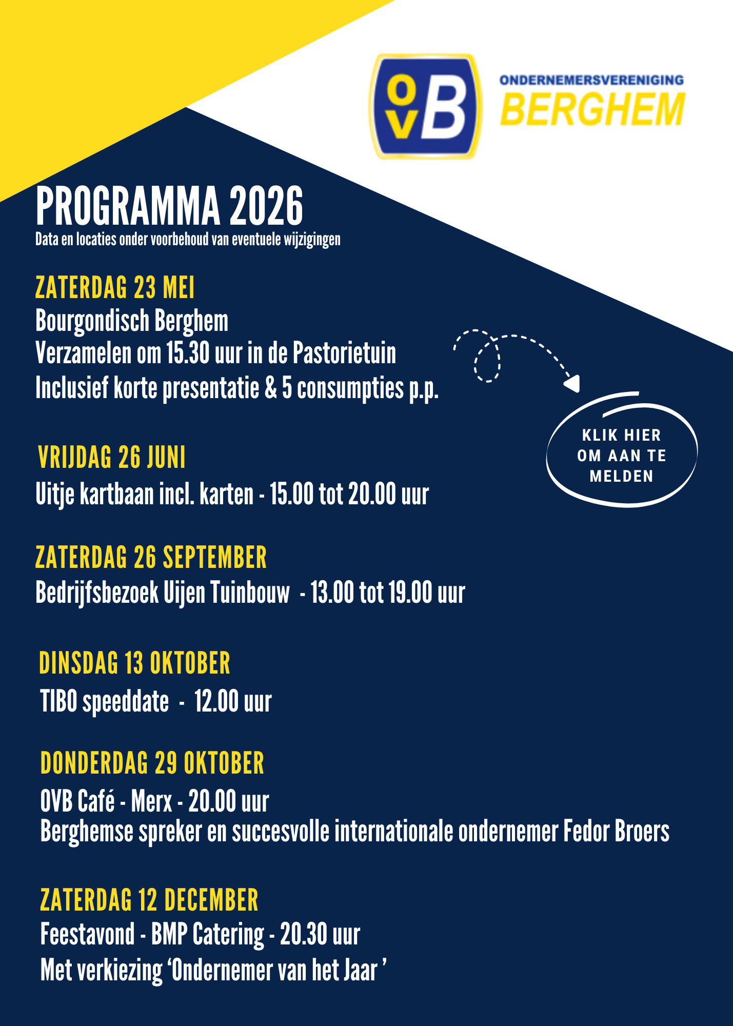 OVB Jaarprogramma 2026